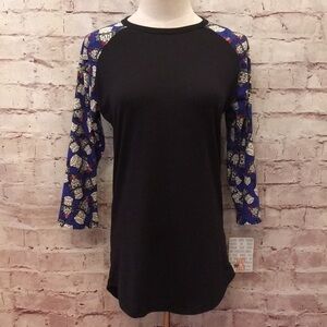 LuLaRoe RANDY Tee Uncle Sam Baseball T- Shirt NEW